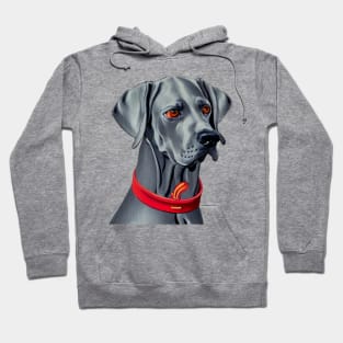 Blue Weimaraner Dog Puppy Hoodie